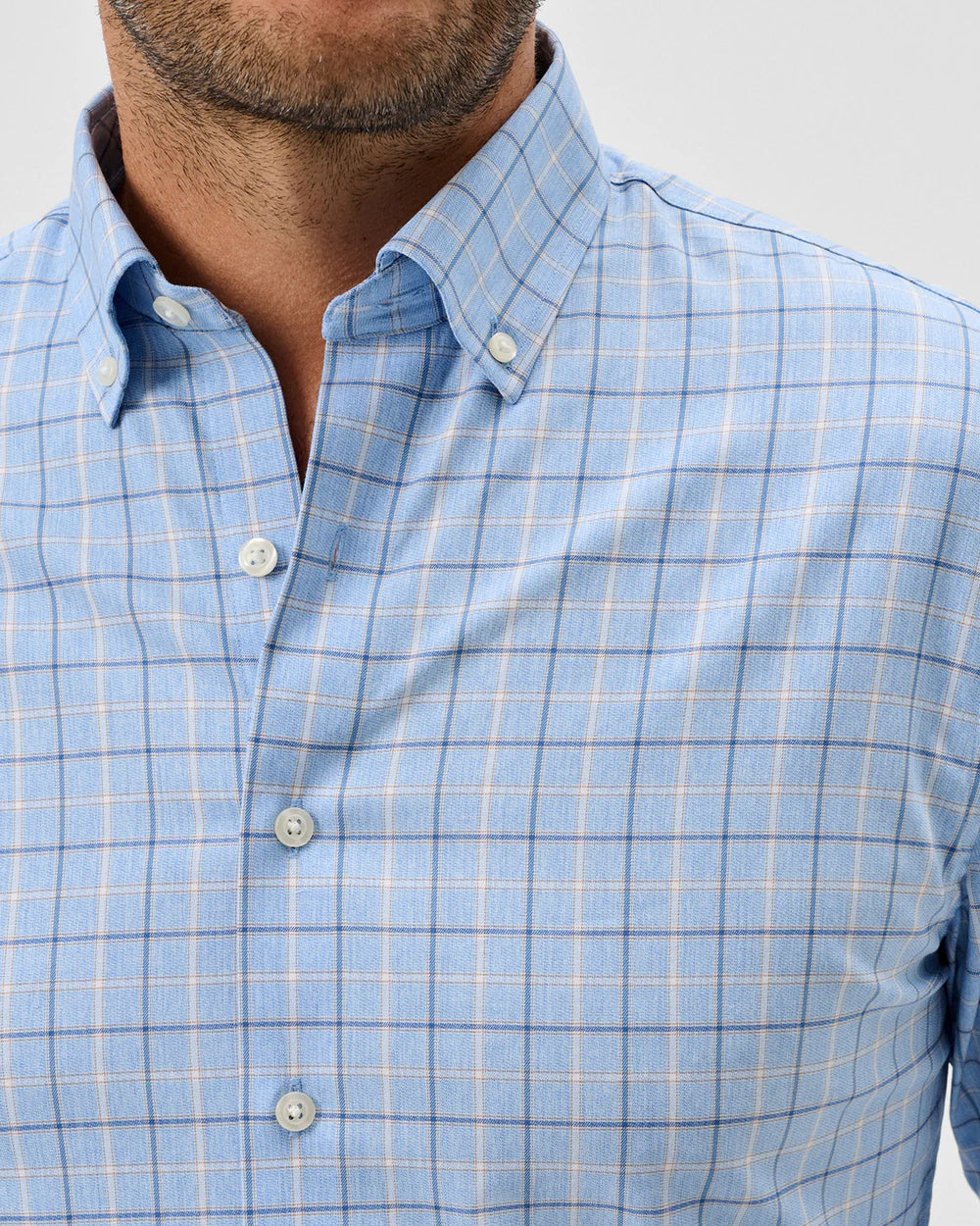 Johnnie-O Everyday Performance Button Down Shirt - Miramont Tattersall: Maliblu