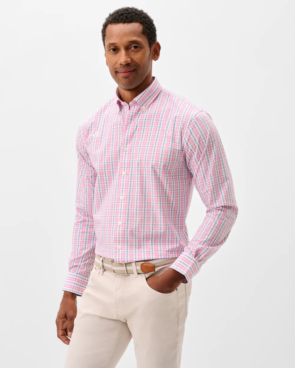 Johnnie-O Everyday Performance Button Down Shirt - Tinsley: Snapper