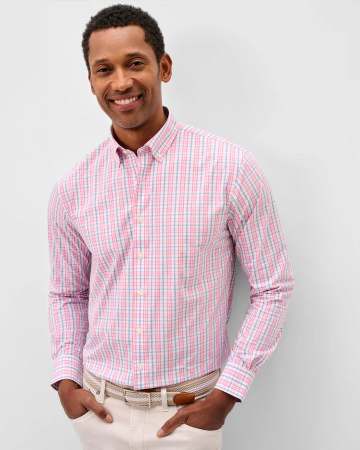 Johnnie-O Everyday Performance Button Down Shirt - Tinsley: Snapper