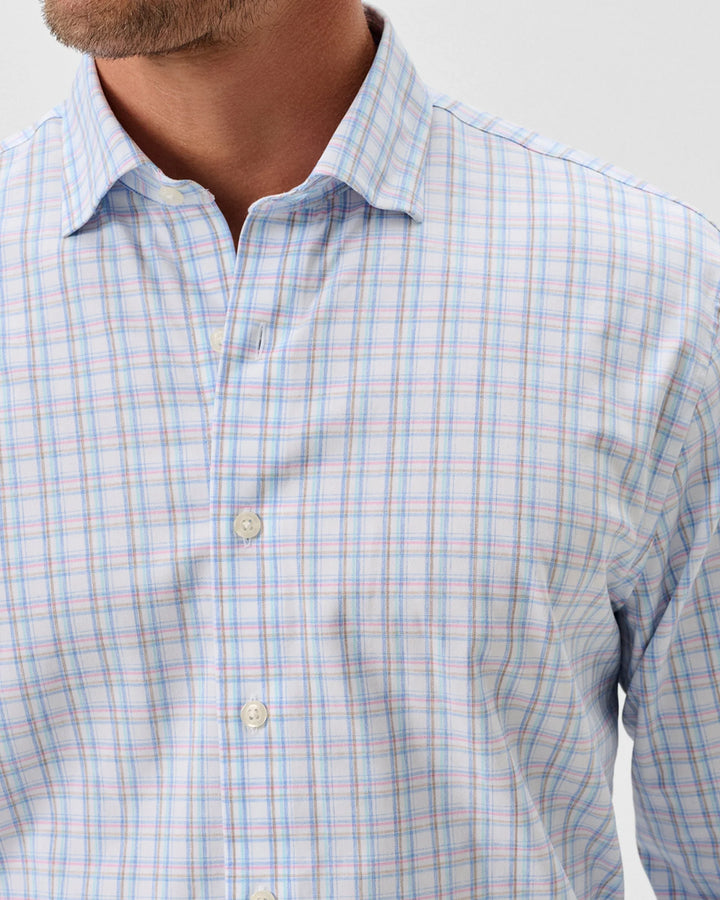 Johnnie-O Everyday Performance Button Down Shirt - Salvadore: White