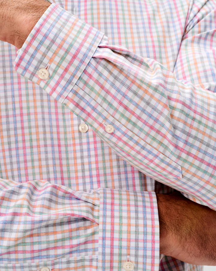 Johnnie-O Everyday Performance Button Down Shirt - Albie: White