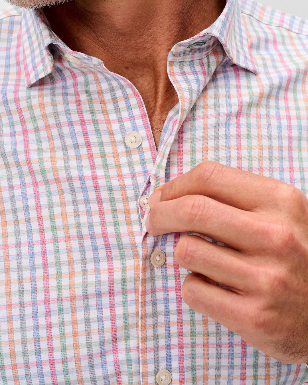 Johnnie-O Everyday Performance Button Down Shirt - Albie: White