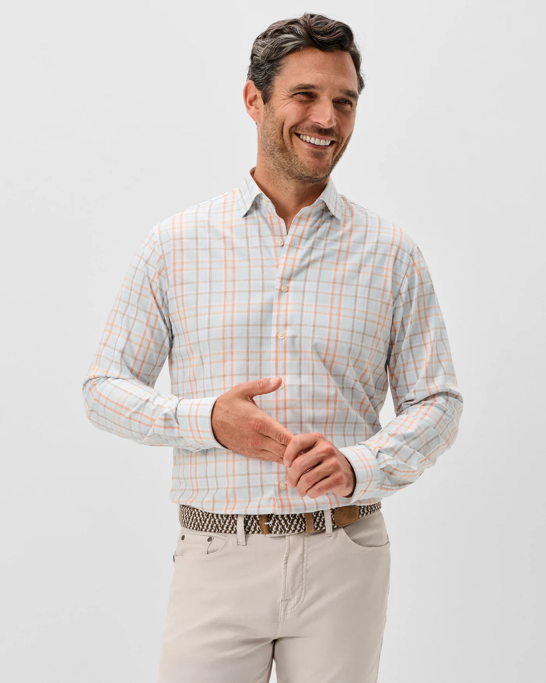 Johnnie-O Texel Sport Shirt: Breeze