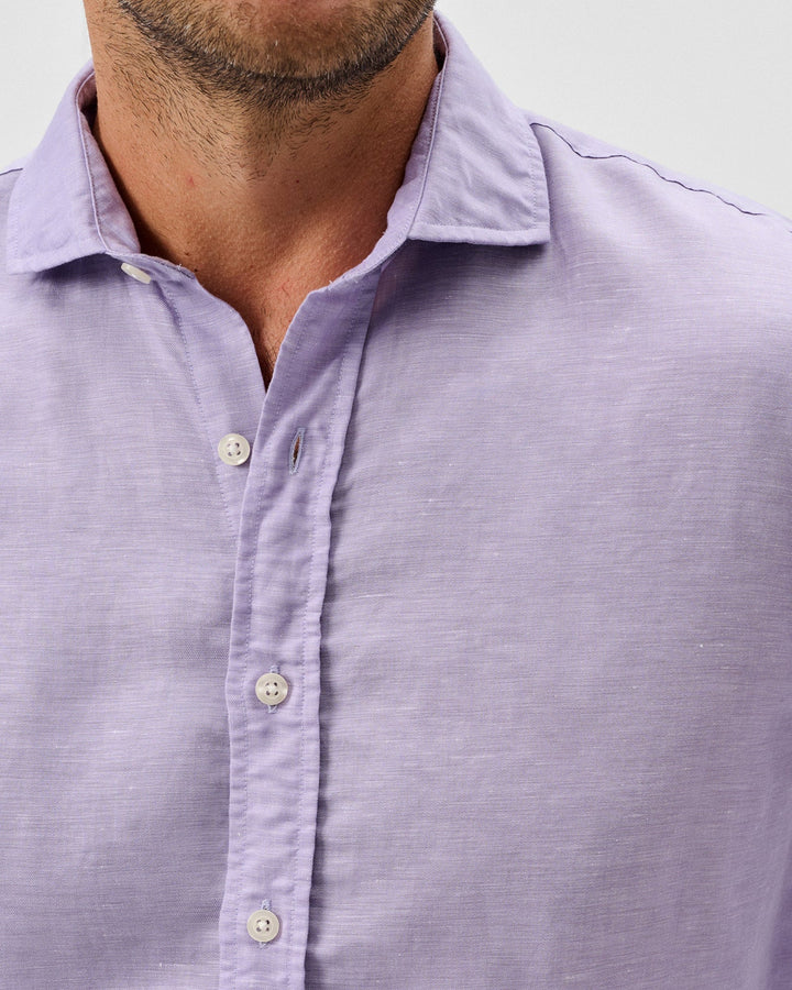 Johnnie-O Linen Button Down Shirt - McCarthy: Tulip