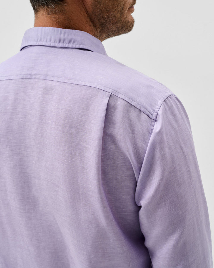 Johnnie-O Linen Button Down Shirt - McCarthy: Tulip