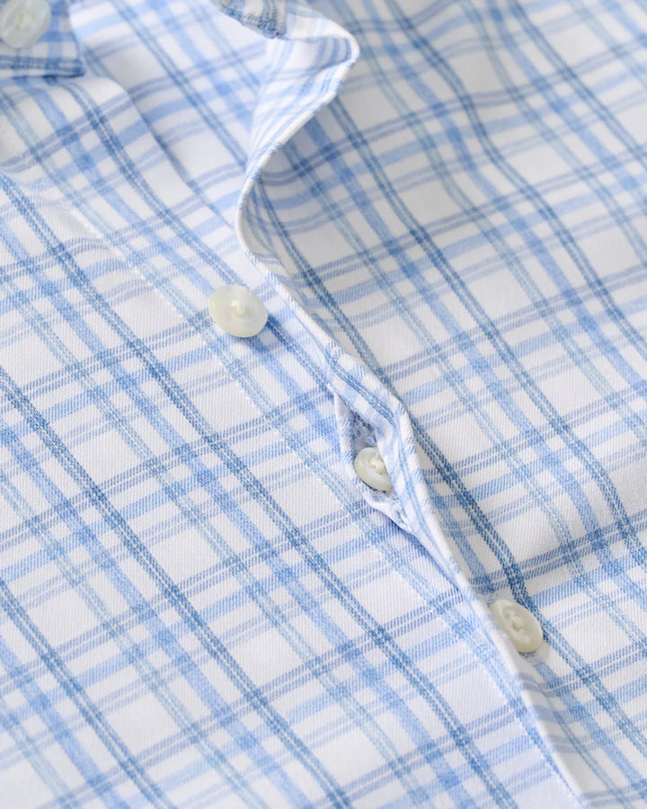 Johnnie-O Everyday Performance Button Down Shirt - Rafael Multi Pane: Wake