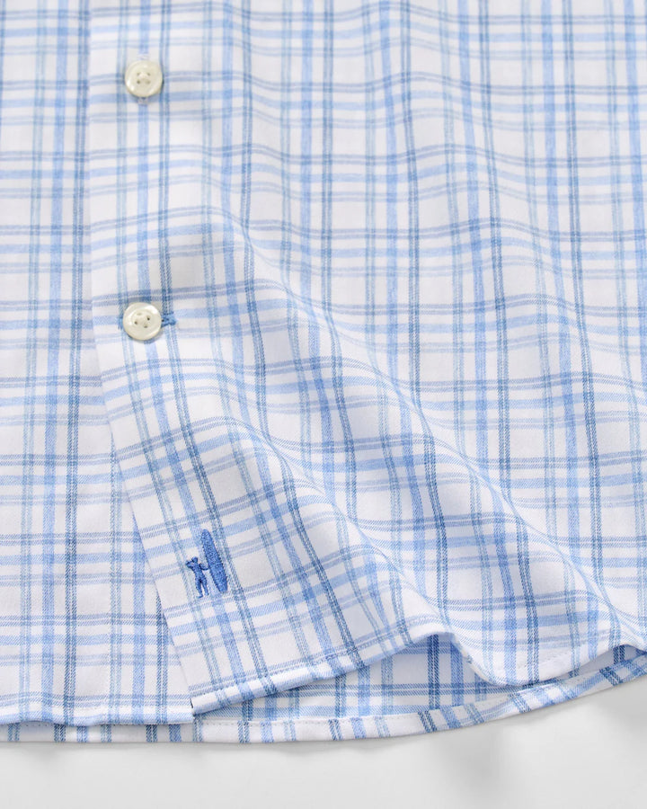 Johnnie-O Everyday Performance Button Down Shirt - Rafael Multi Pane: Wake
