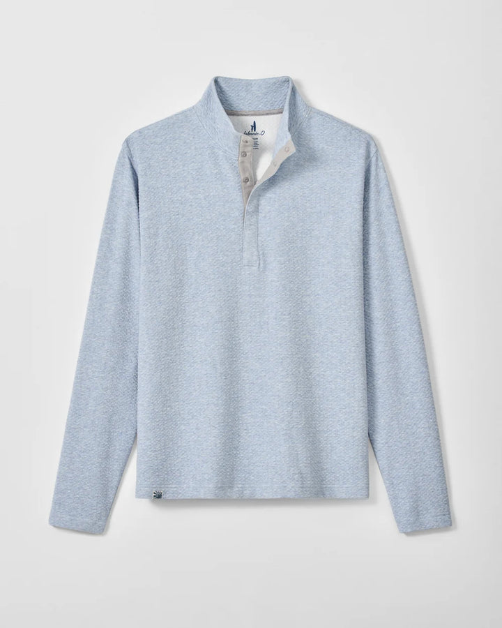 Johnnie-O Ransel Hidden Snap Pullover: Maliblu