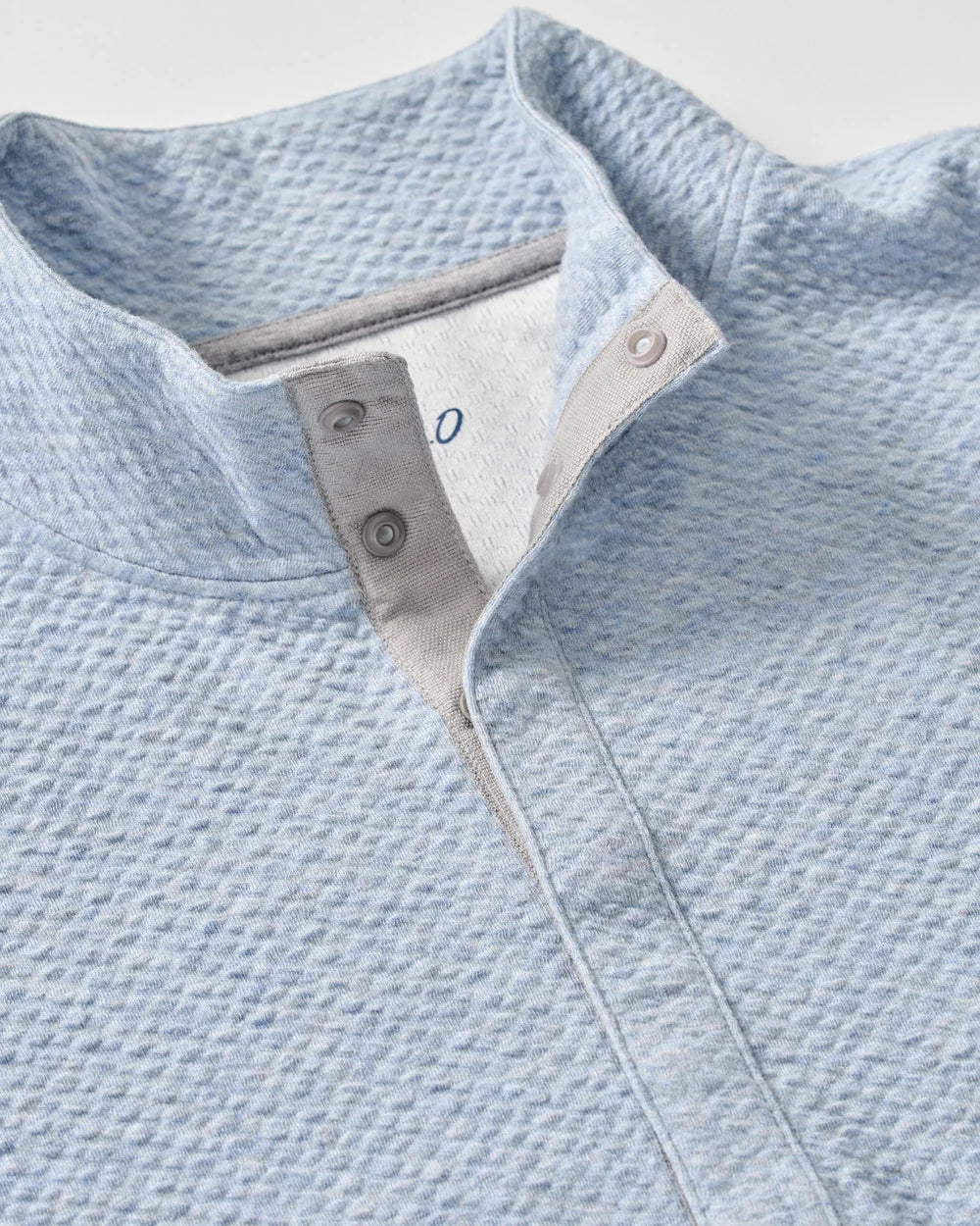 Johnnie-O Ransel Hidden Snap Pullover: Maliblu