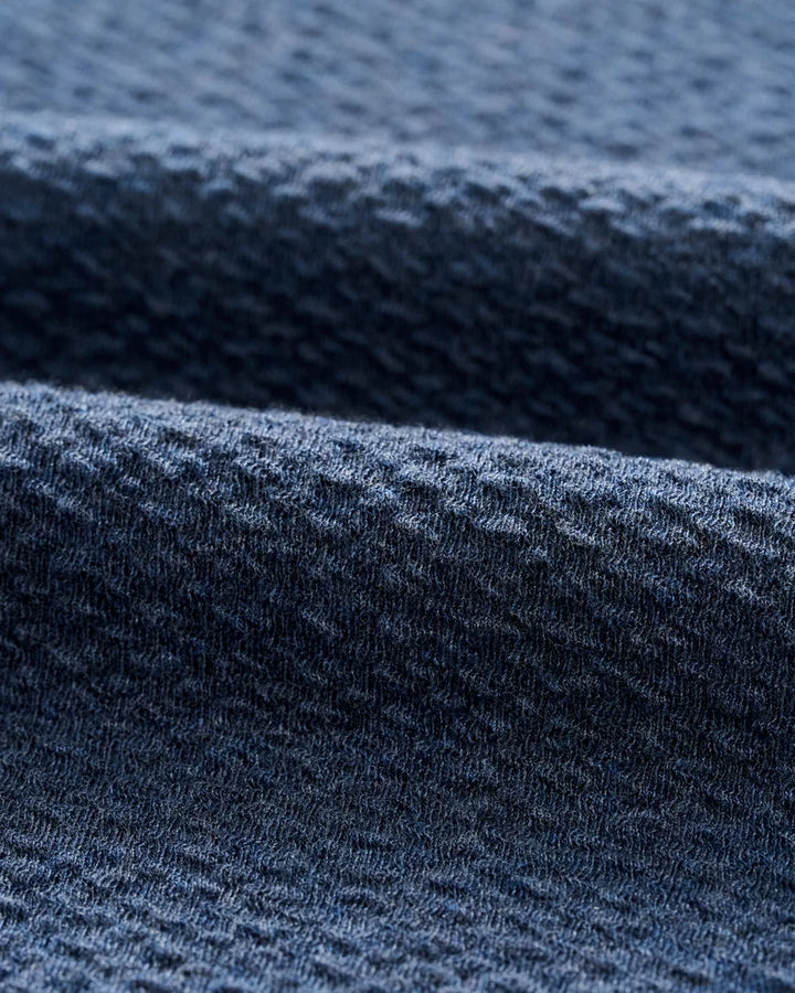 Johnnie-O Ransel Hidden Snap Pullover: Navy