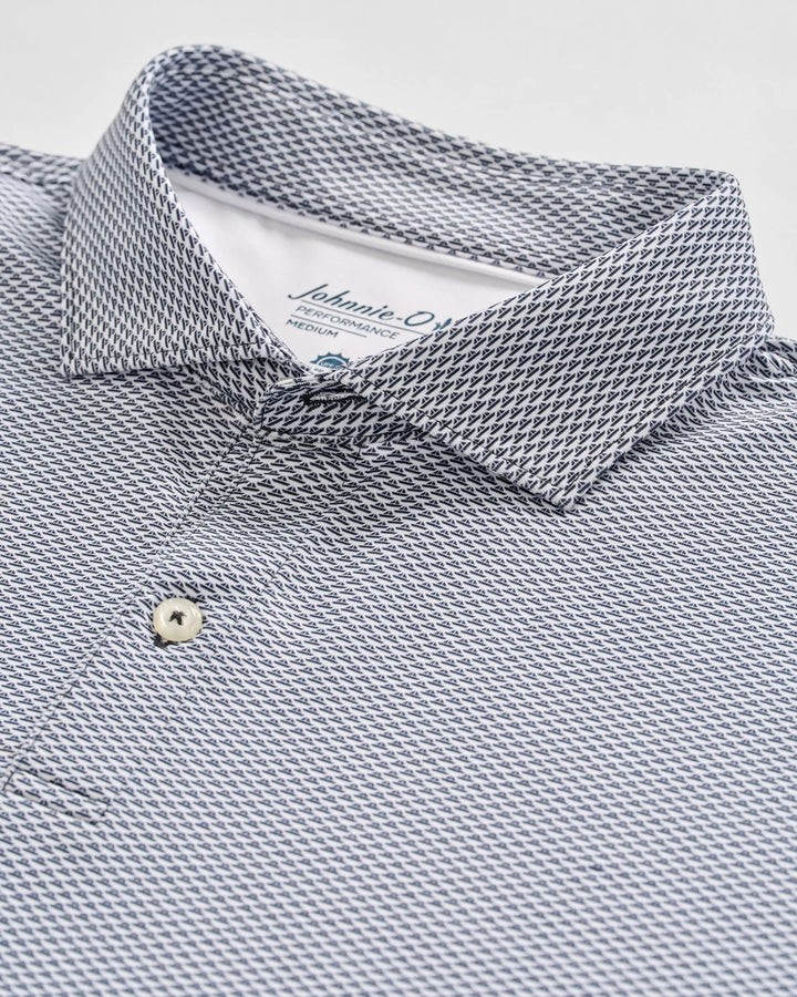 Johnnie-O Perfomance Jersey Polo Rud: Heather Black