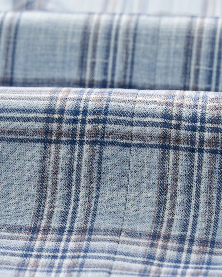 Johnnie-O Samuel Top Shelf Printed Knit Sport Coat: Gulf Blue