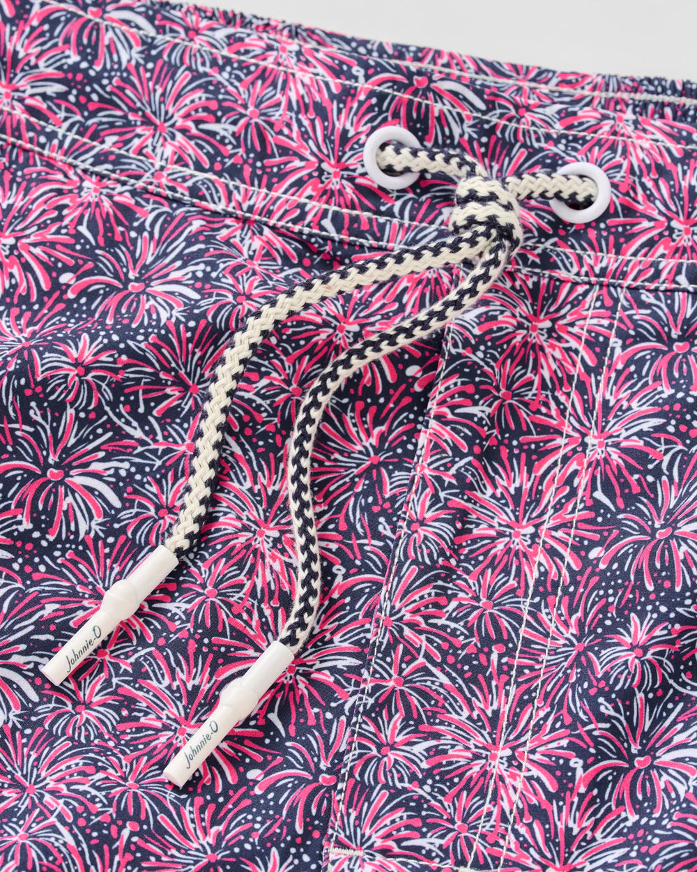 Johnnie-O Half Elastic 7" Swim Trunks - Star Spangled