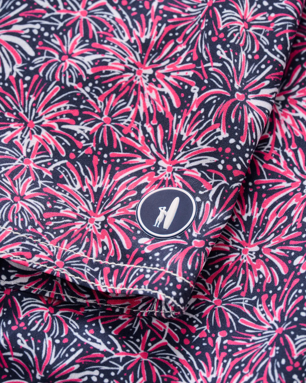 Johnnie-O Half Elastic 7" Swim Trunks - Star Spangled