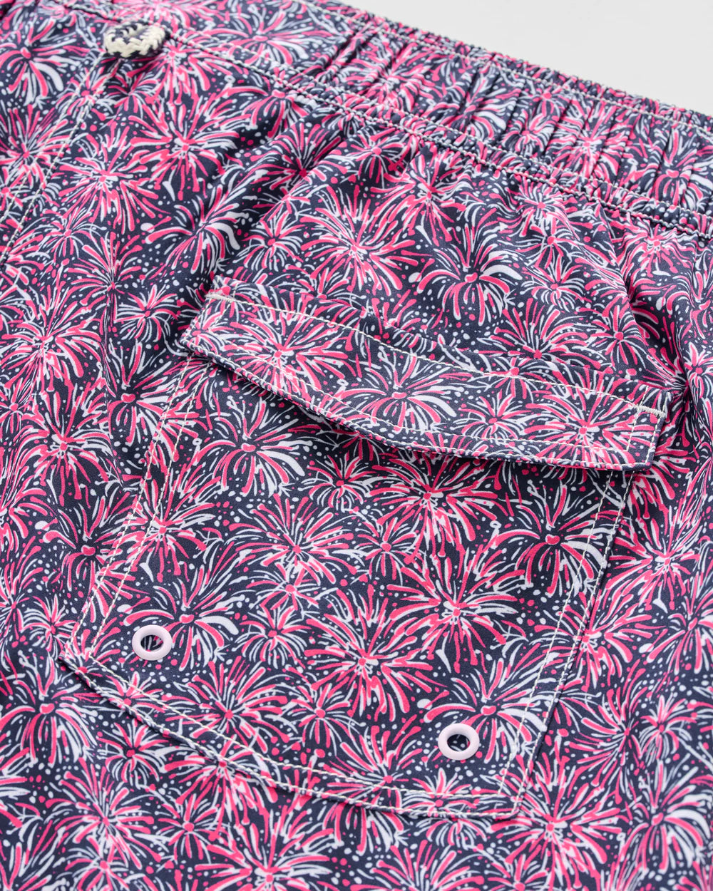 Johnnie-O Half Elastic 7" Swim Trunks - Star Spangled