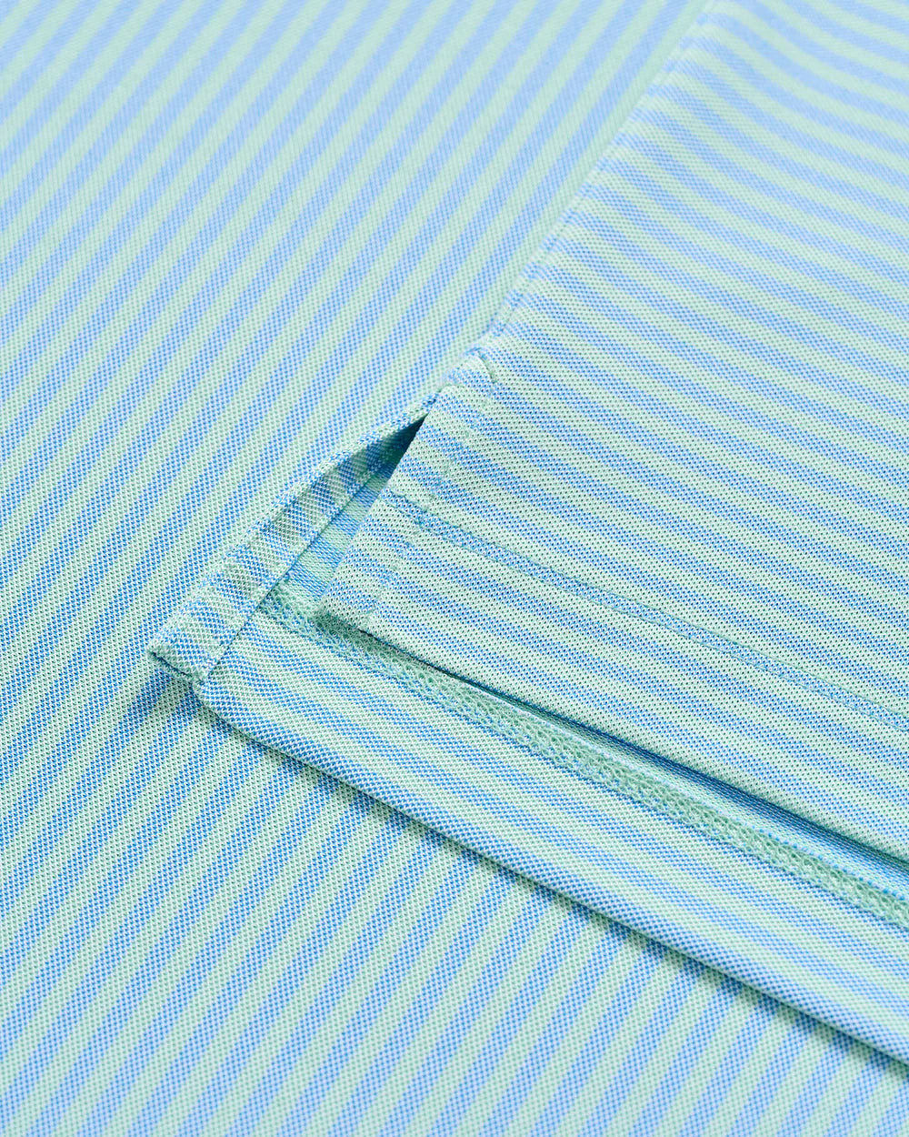 Johnnie-O Performance Stetson Stripe Mesh Polo: Macaw