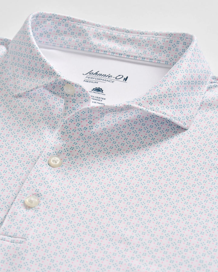 Johnnie-O Performance Jersey Polo - Torres: White