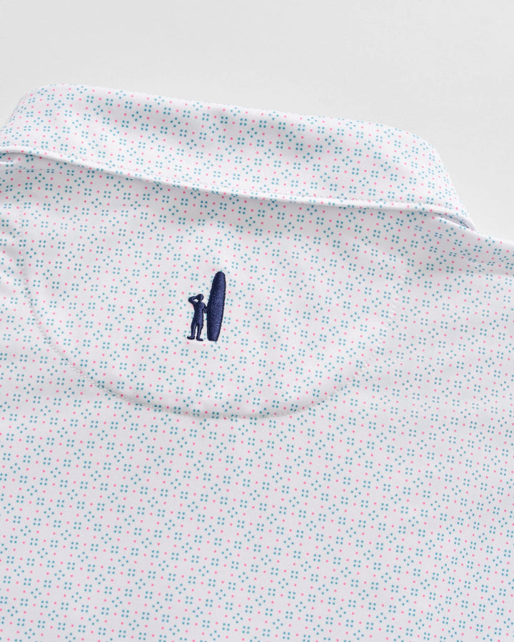 Johnnie-O Performance Jersey Polo - Torres: White
