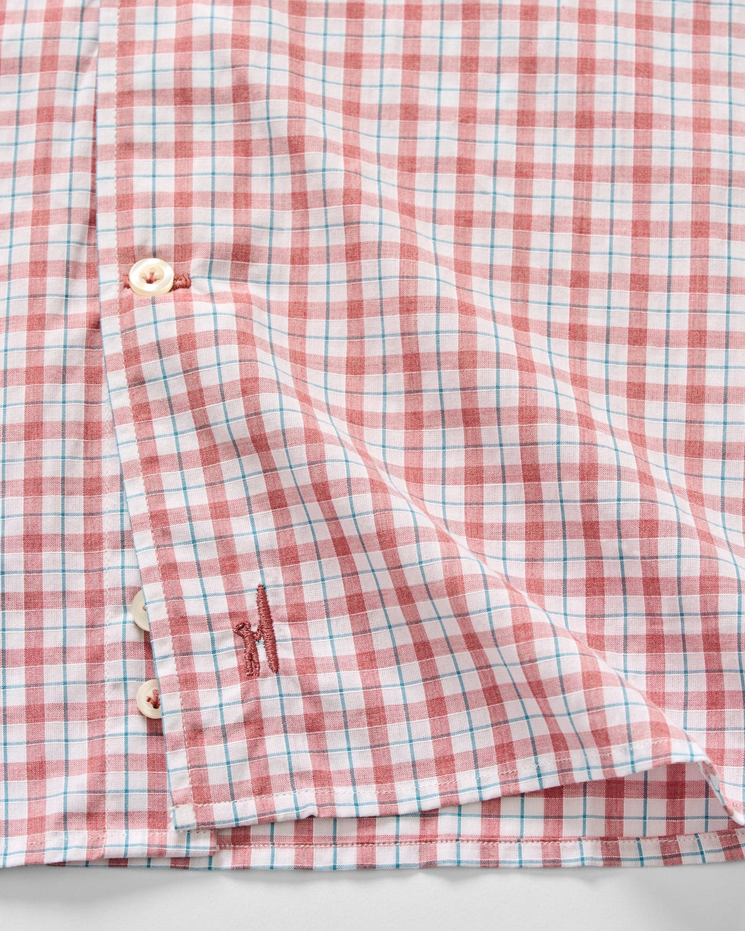 Johnnie-O Top Shelf Trauber Sport Shirt: Malibu Red