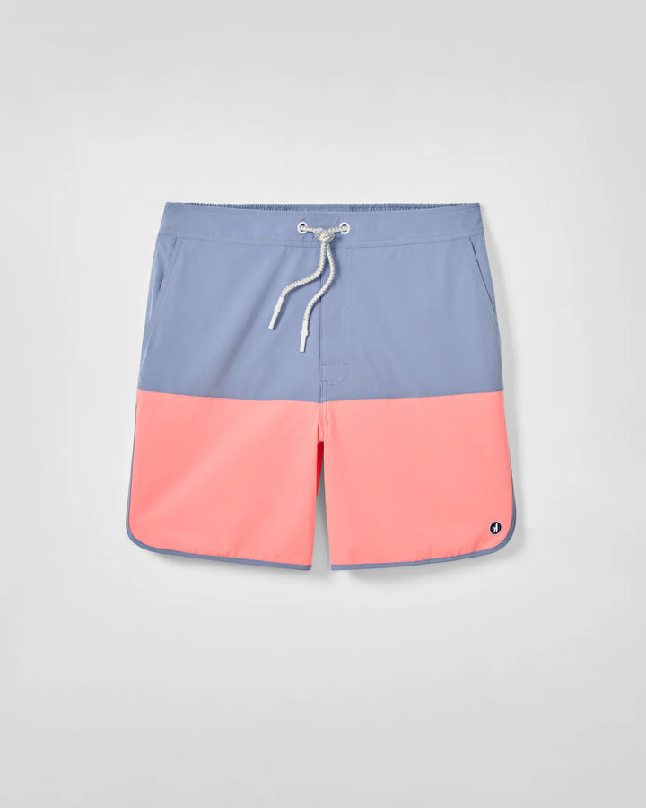 Johnnie-O Half Elastic 7" Swim Trunks - Tully: Noreaster