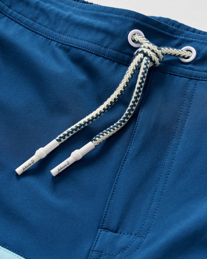 Johnnie-O Half Elastic 7" Swim Trunks - Tully: Sport Navy