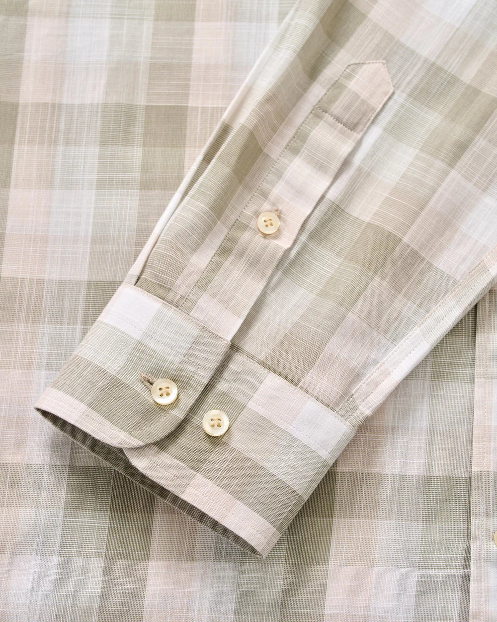 Johnnie-O Cotton Button Down Shirt - Umstead Plaid: Sage