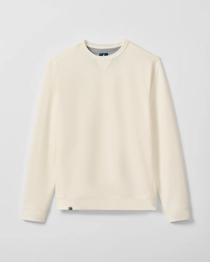 Johnnie-O Willard Drirelease® Crewneck Sweatshirt: Sand Dollar