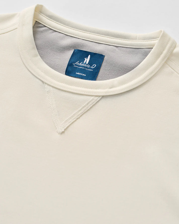 Johnnie-O Willard Drirelease® Crewneck Sweatshirt: Sand Dollar