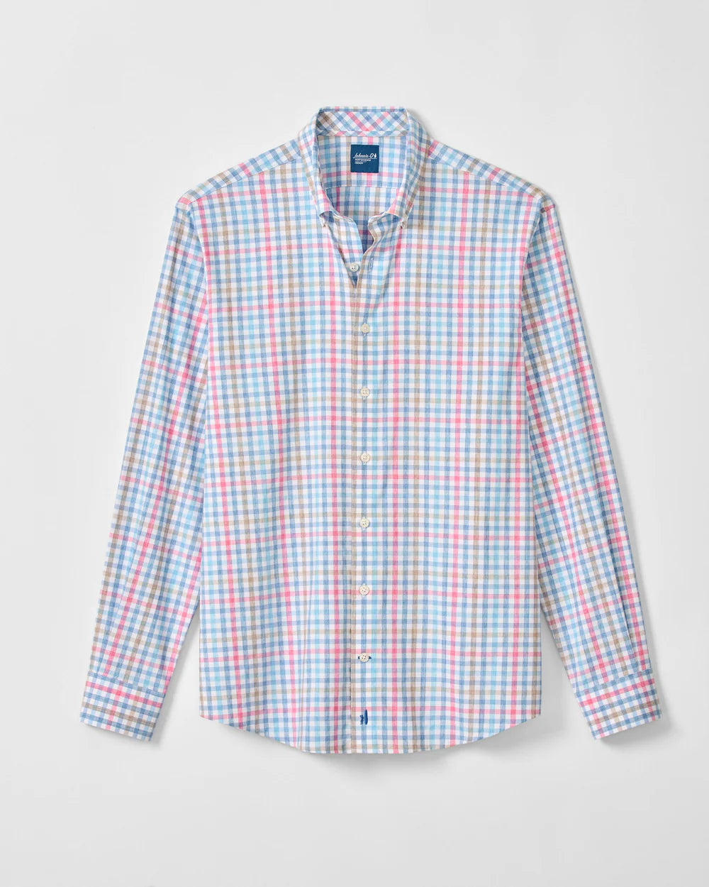 Johnnie-O Everyday Performance Button Down Shirt - Yosef Check: Navy