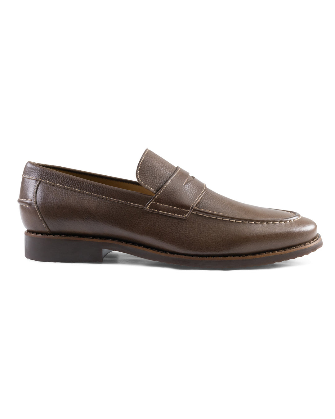 Johnnie-O JFlex Leather Penny Loafer: Chocolate