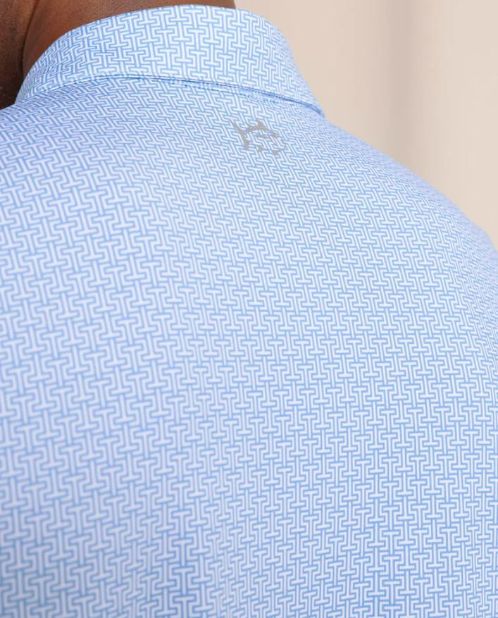 Southern Tide Driver ST Geo Polo: Boat Blue