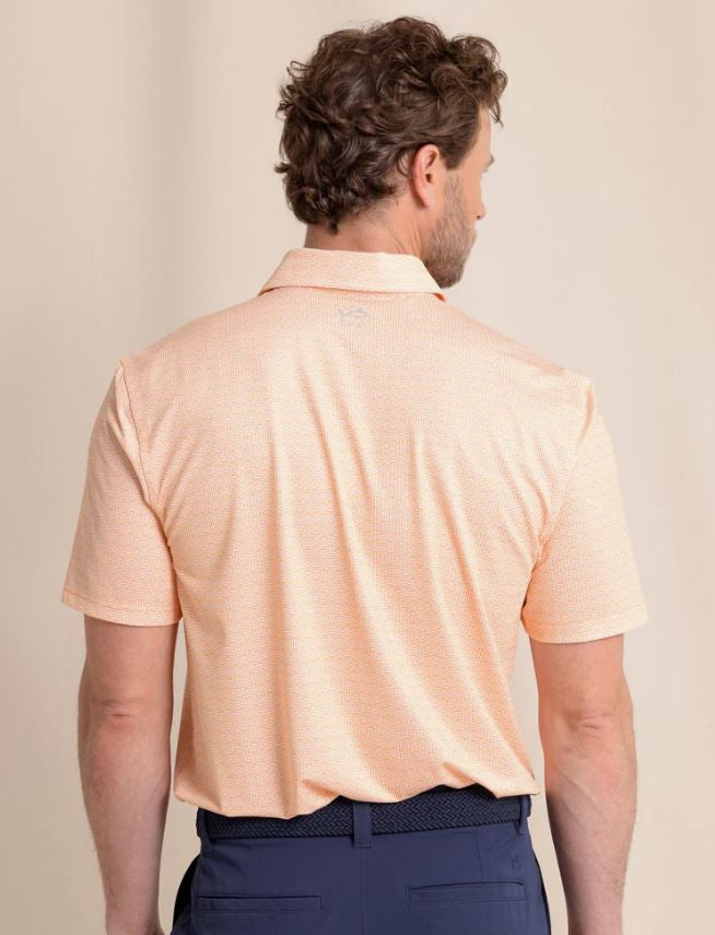 Southern Tide Driver ST Geo Polo: Cantaloupe