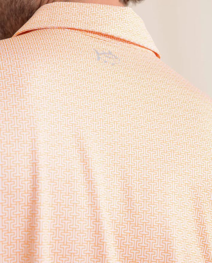 Southern Tide Driver ST Geo Polo: Cantaloupe