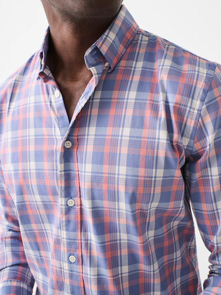 Faherty The Movement™ Shirt: Pacific Rose Plaid