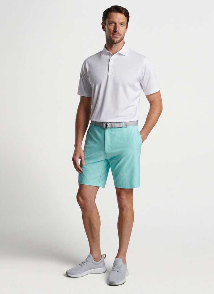 Peter Millar Salem Skull In One Performance Short: Cabana Blue