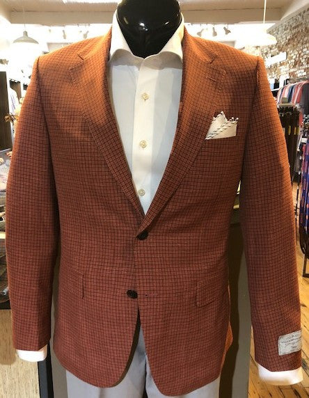 Trend by MaxMan Salmon Check Sport Coat