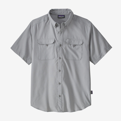 Patagonia Men's Self-Guided UPF Hike Shirt: Salt Grey