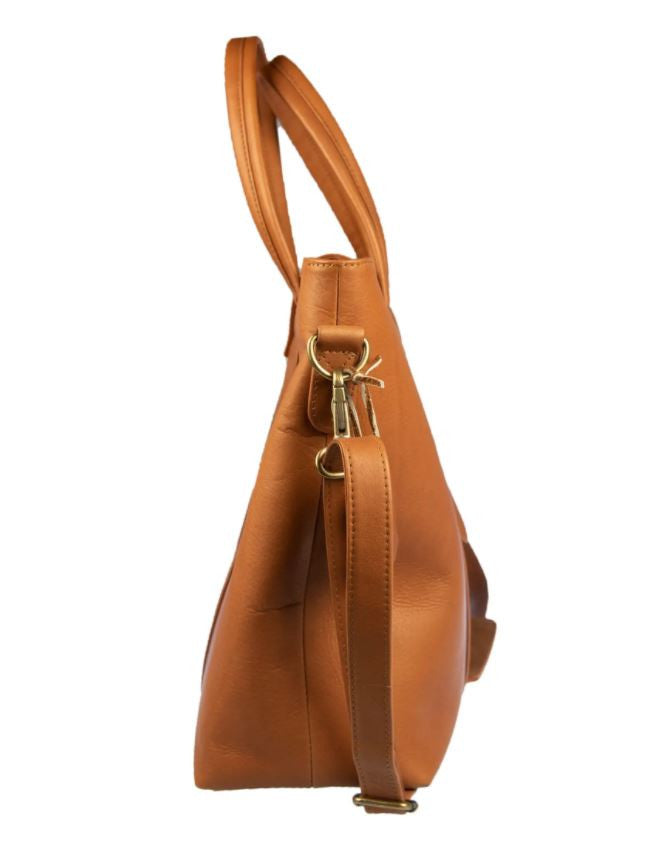 Sarge Leather Hombre: Leather Tote Bag