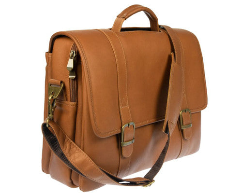 Sarge Leather Jefe: Leather Messenger Briefcase