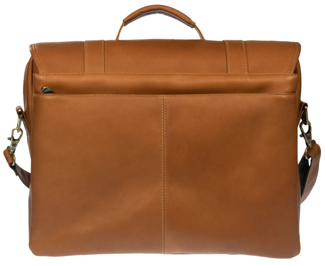 Sarge Leather Jefe: Leather Messenger Briefcase