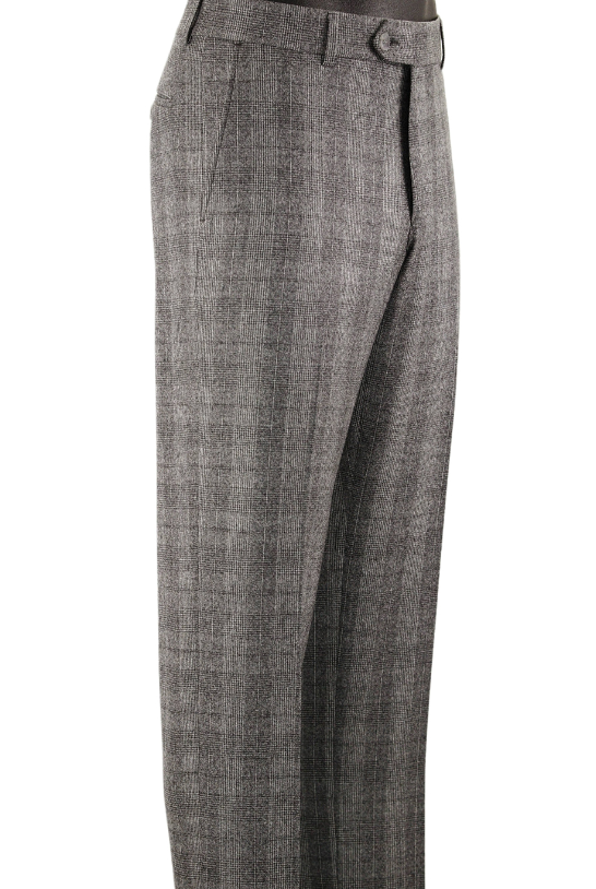 Ballin Comfort-"eze" Saxony Tonal Check Soho: Grey Mix