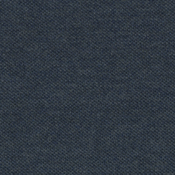 Scott Barber Cotton/Wool Pique Polo: Blue Heather