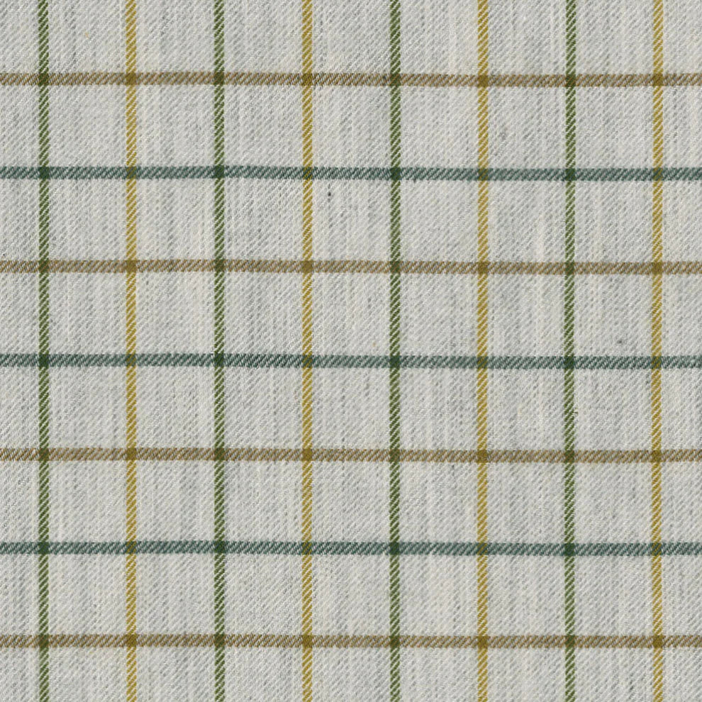 Scott Barber Windowpane Melange Twill: Grey Heather