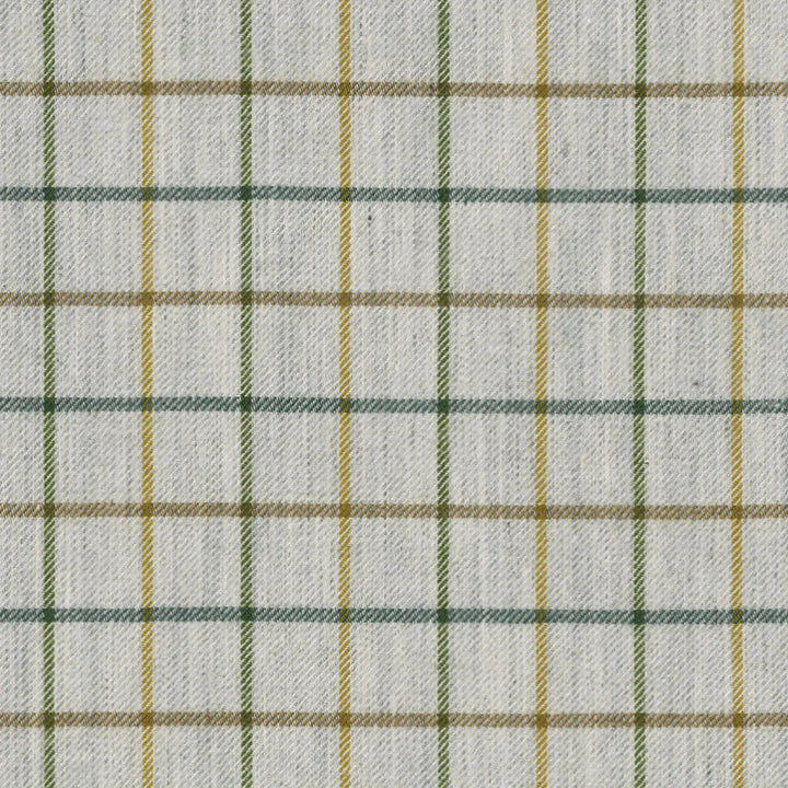 Scott Barber Windowpane Melange Twill: Grey Heather
