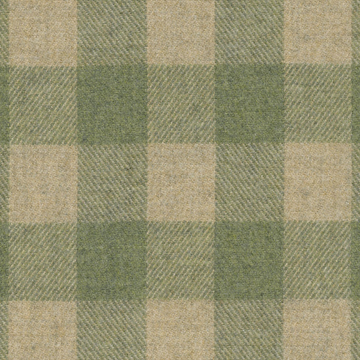 Scott Barber Melange Flannel Gingham: Sage