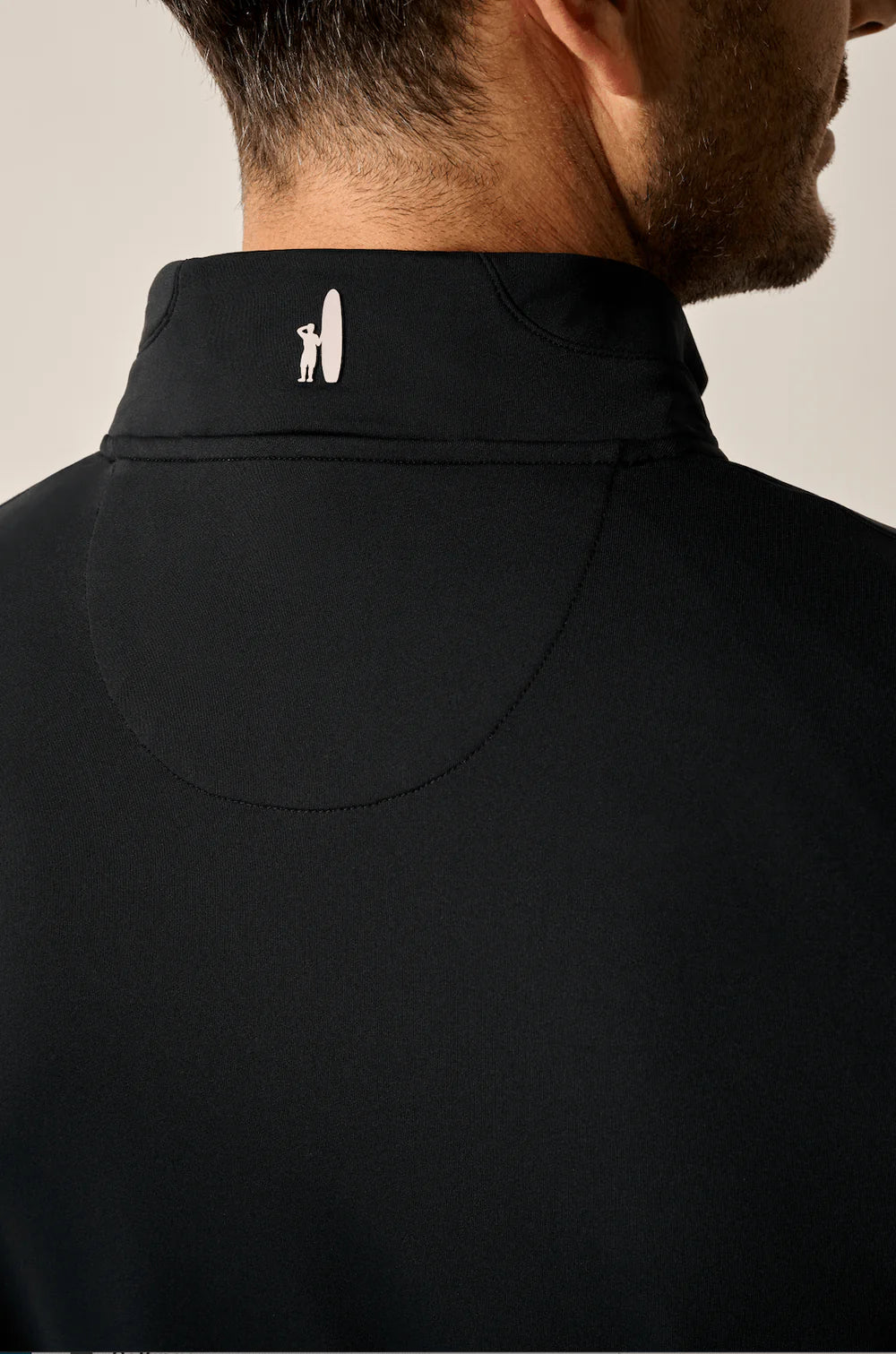Johnnie-O Motion Performance 1/4 Zip Pullover: Black