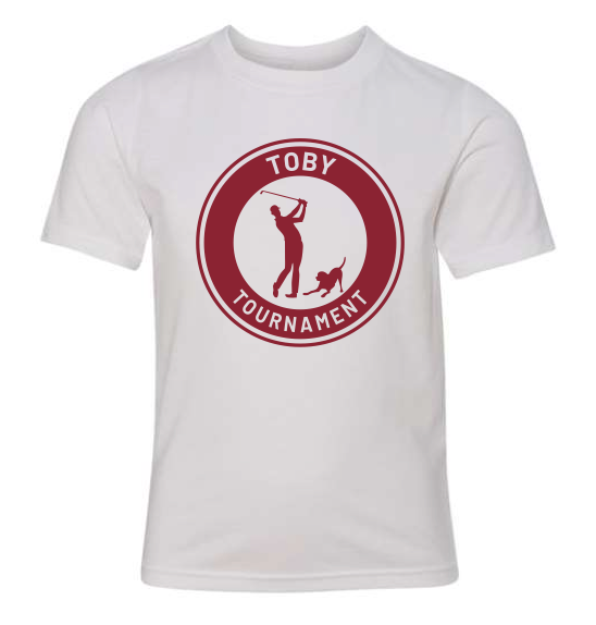Toby's Tournament Pre-Order: YOUTH Tee Shirt - White