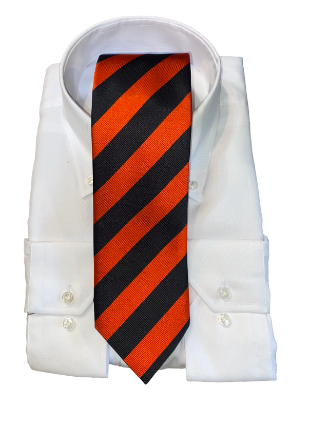 Seaward & Stearn Orange/Black Stripe