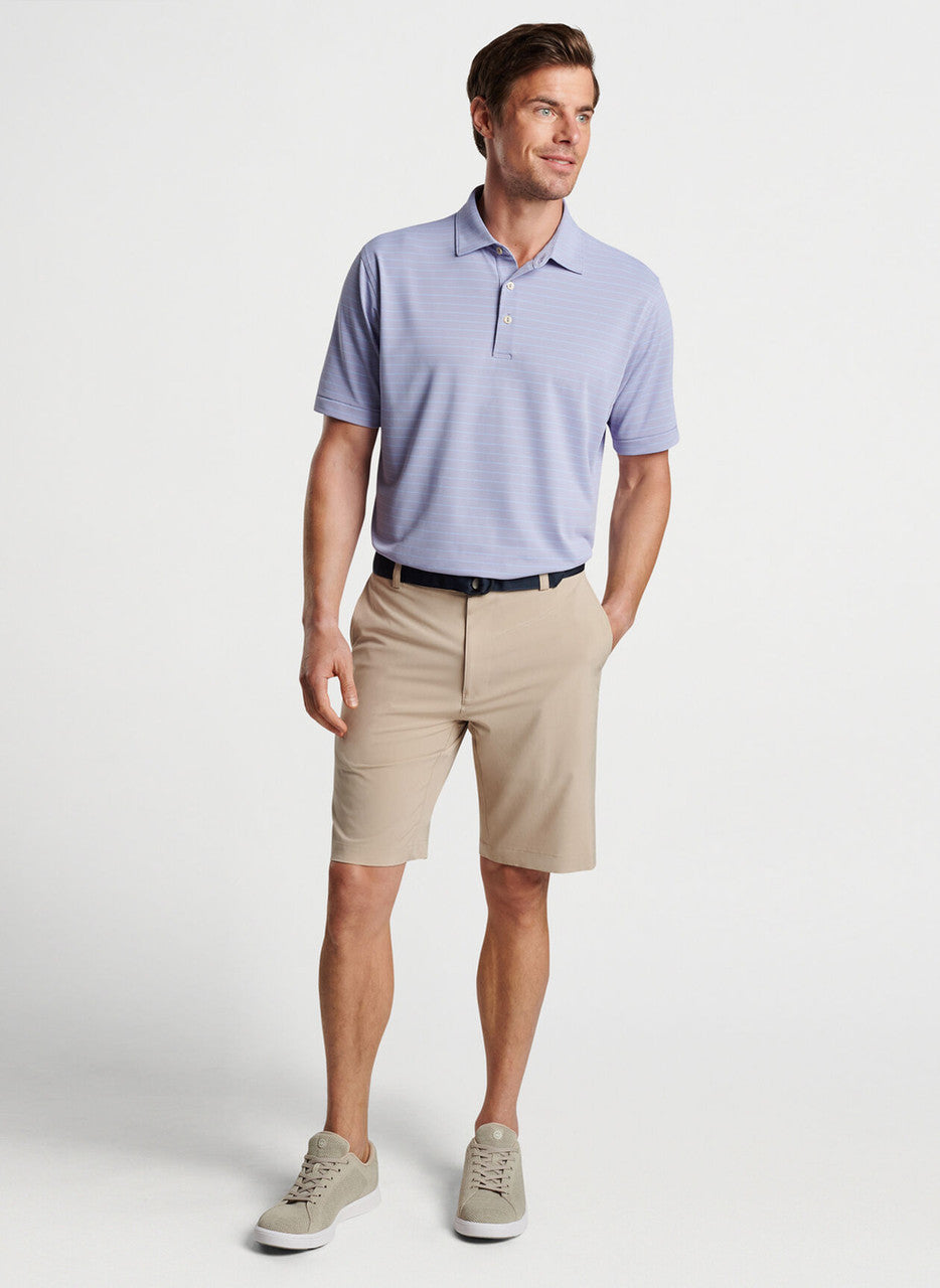 Peter Millar Shackleford Performance Hybrid Short: Beech Wood