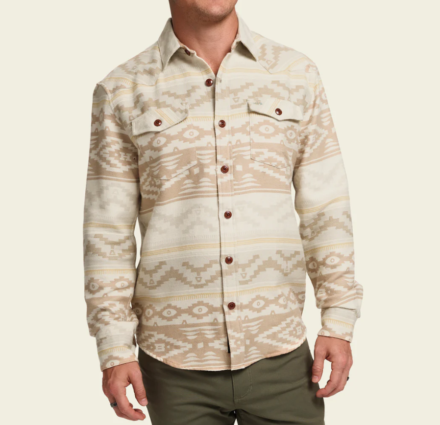 Howler Brothers Sheridan Longsleeve Shirt - Terranova: Bone